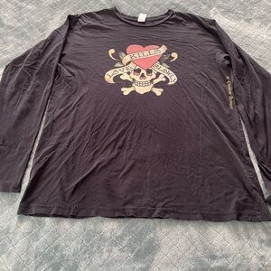 Ed‎ Hardy Black Long Sleeve Shirt